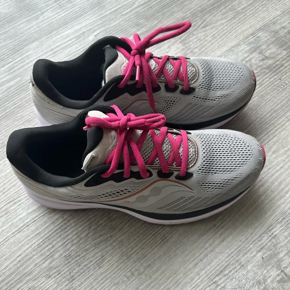 Saucony Womens Ride 14 PWRRUN running shoes Sz 11